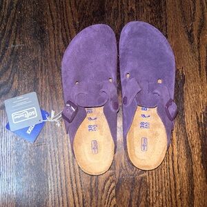 Purple Birkenstock Clogs